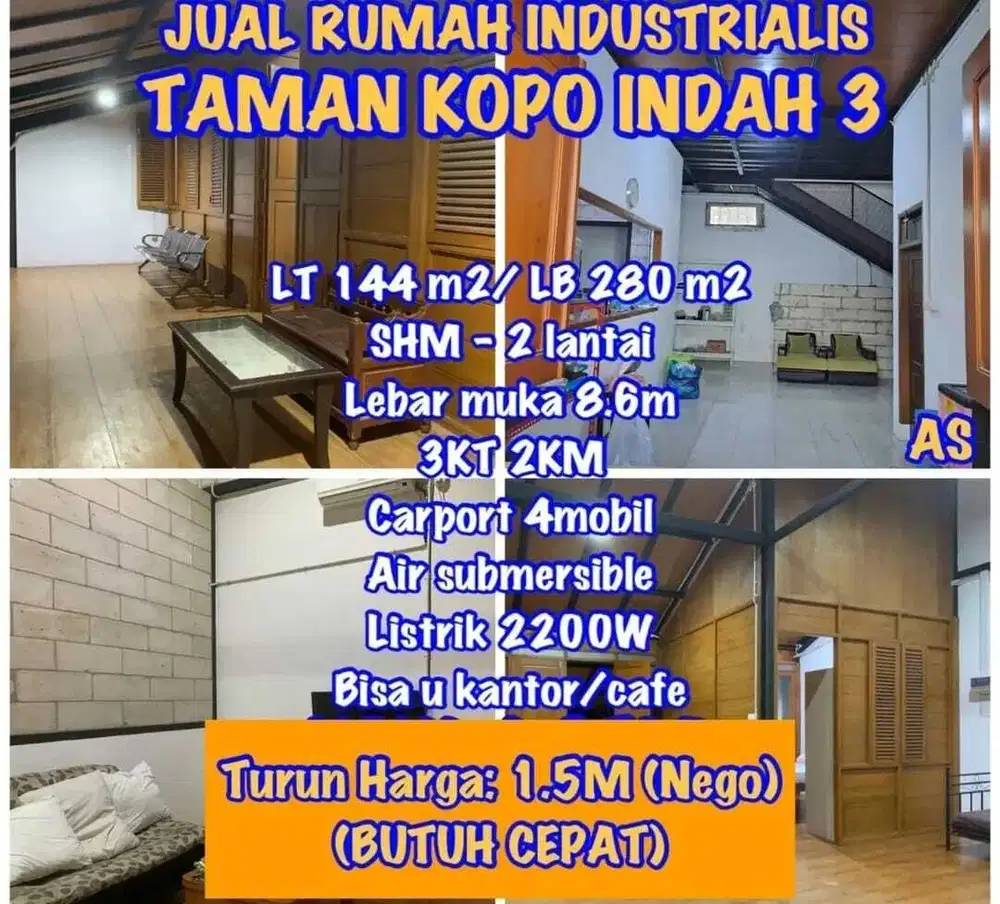 Termurah! Rumah taman kopo indah 3, bandung