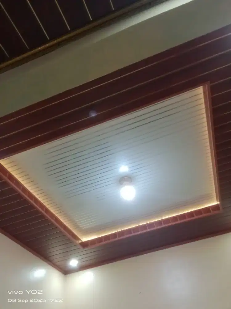 8iim plafon PVC bisa lasung pasang