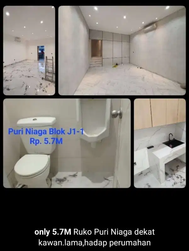 Dijual ruko  Puri Niaga  3,5 lantai  Kembangan Selatan