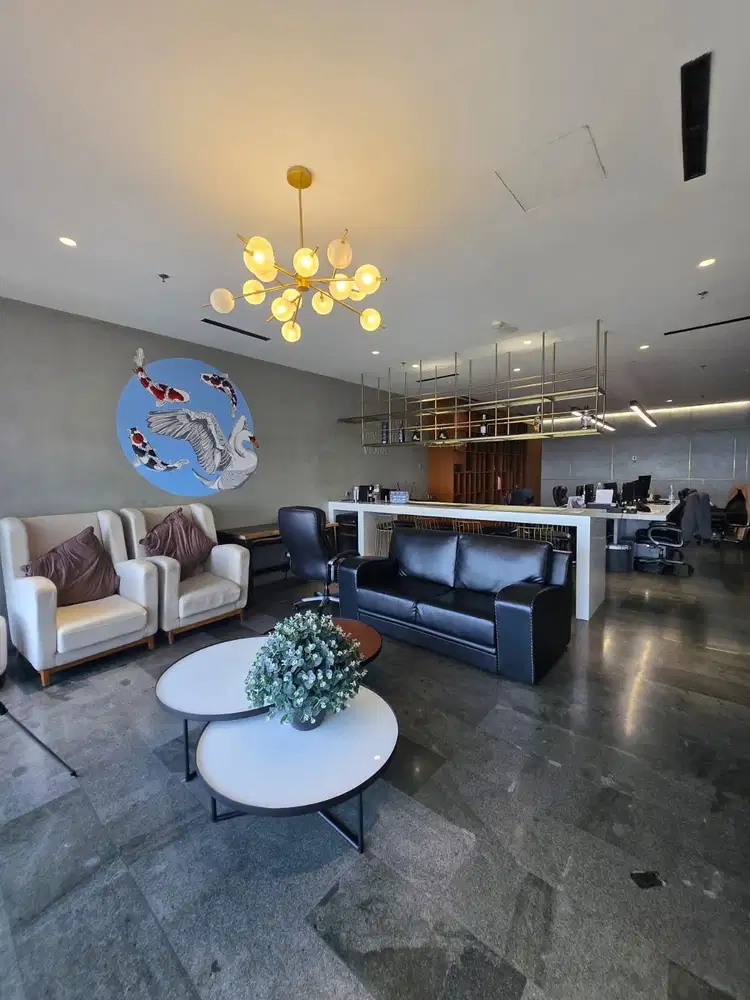 OFFICE TOWER GOLD COAST LUAS 200M,FULL FURNISH,VIEW LAUT,BAGUS MEWAH