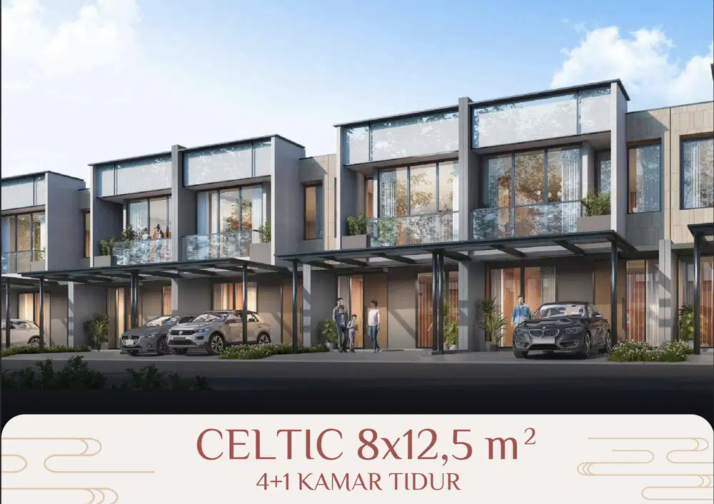 Rumah 2 Lantai Kota Bagan di PIK 2