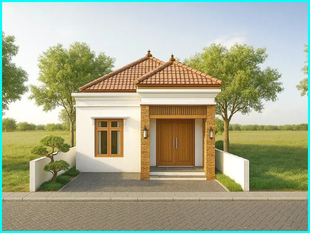 Bantul, Rumah 300 Jt-an Model Bali Style Dekat RS Nur Hidayah