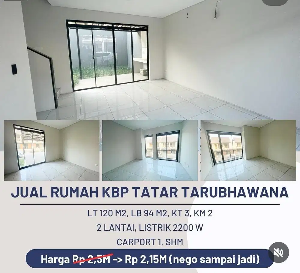 Termurah! Rumah lux tarubhawana kota baru parahyangan bandung