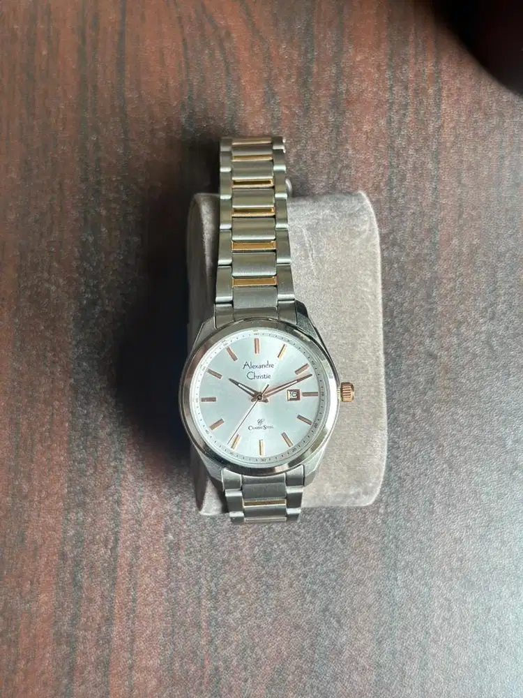 Jam tangan wanita Alexandre Christie AC 8591LD ‒ Preloved Stainless