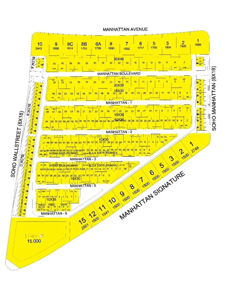 Dijual kav pik 2 residence cluster mahatan  hadap utara harga nego