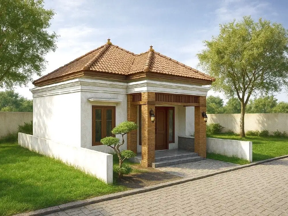 Dekat Polsek Imogiri, Rumah Murah Jogja, Model Bali Style Type 50