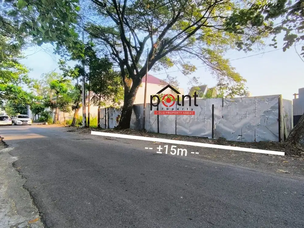 Tanah Pekarangan Strategis 1195m² Lokasi Premium Solo Kota