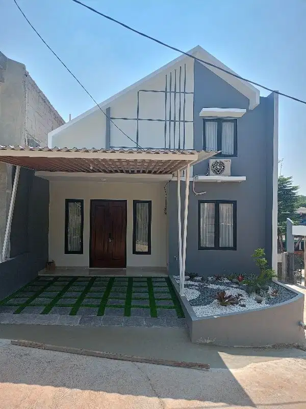 Promo Dp 0 Rumah Cantik siap Huni Deket Stasiun dan pintu Tol
