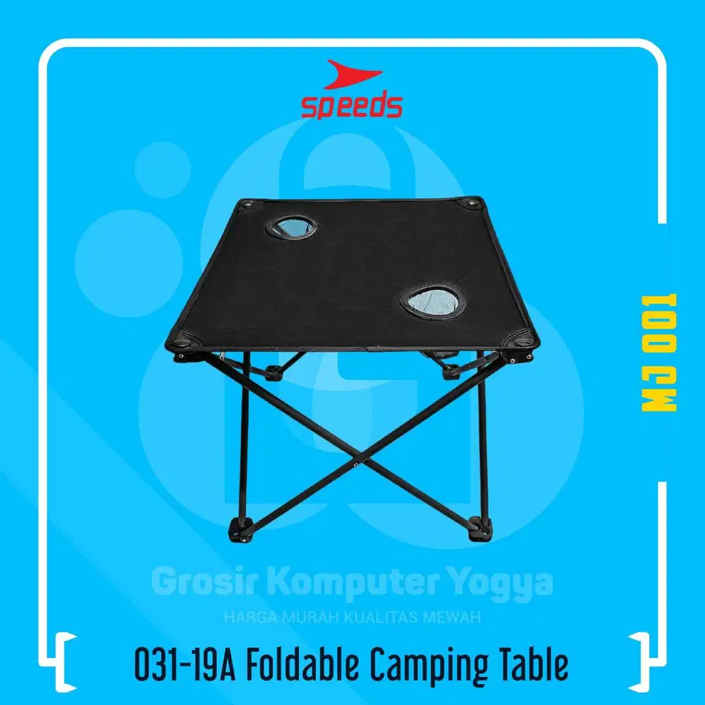 Speeds 031-19A Foldable Portable Outdoor Camping Table Meja Lipat