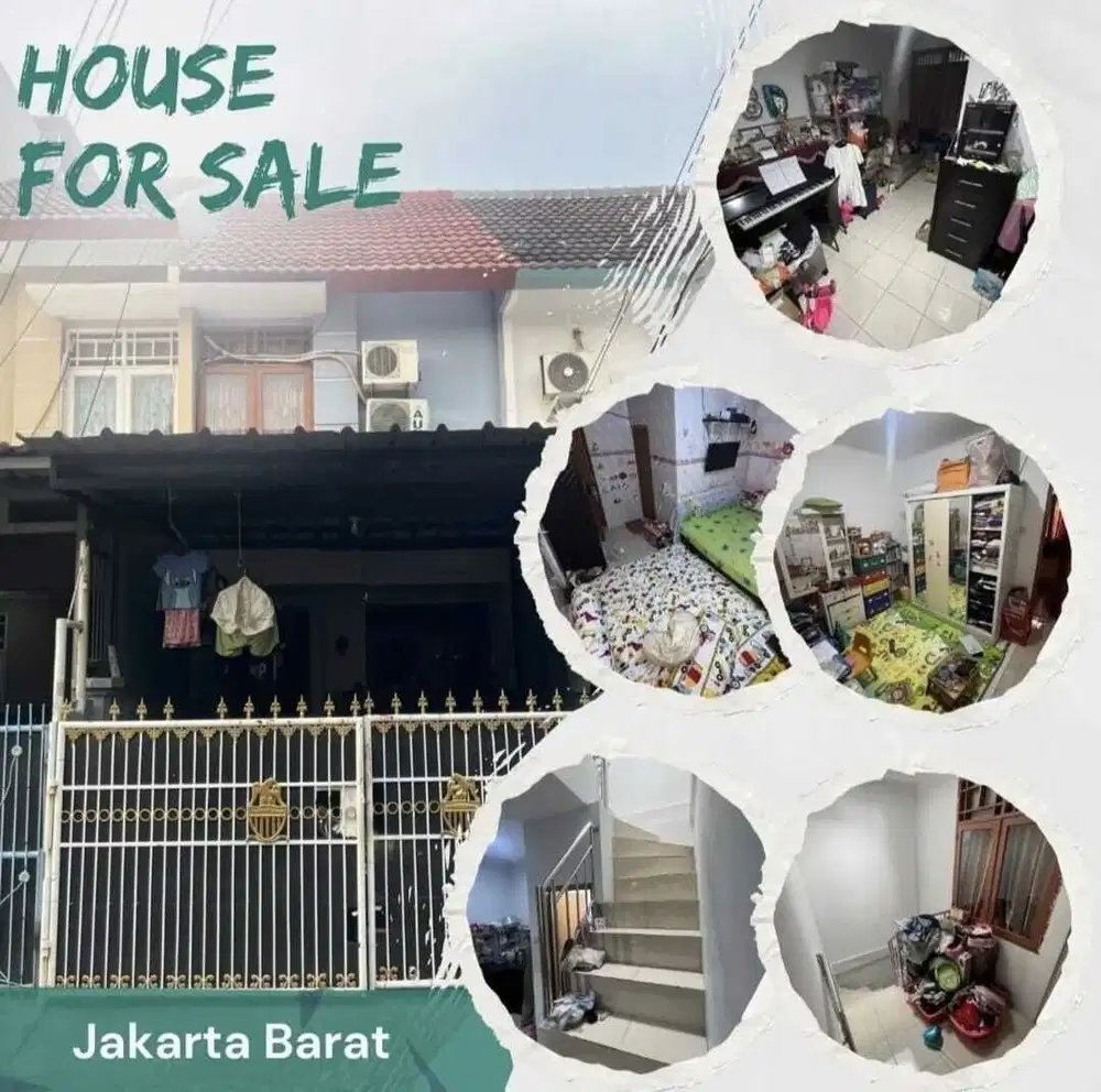 Rumah di Taman Palem Lestari Blok E Bebas Banjir