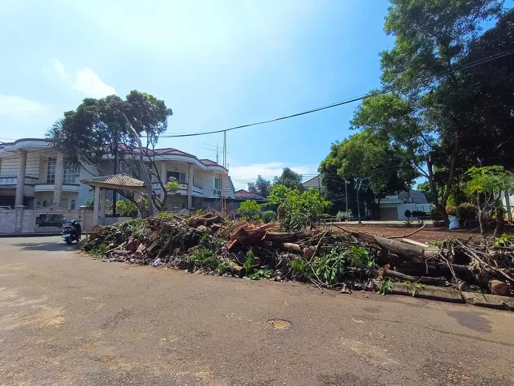 Dijual Kavling Kotak Depan Taman Di Serpong vill Melati Mas