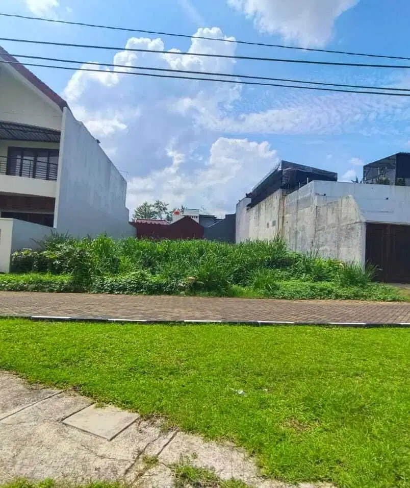 Tanah Dijual Hadap Taman Harga Menarik Di Villa Melati Mas