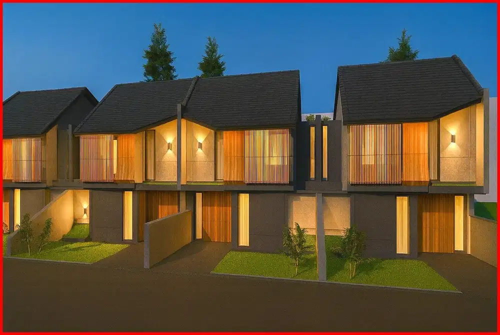 Jl. Plumbon-Ngalangan, Rumah Jogja Model Tropis Type 90 Dekat UII