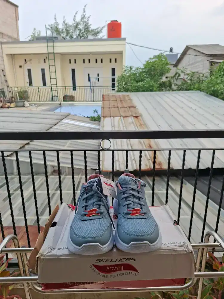 Sepatu Skechers Arch Fit Infinity Slate Pink Women Original