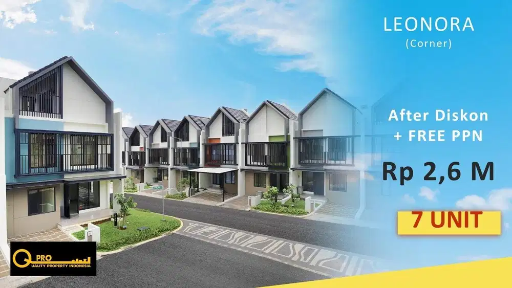 Rumah Ready Cluster Leonora Super Disc Expo Summarecon Gading Serpong