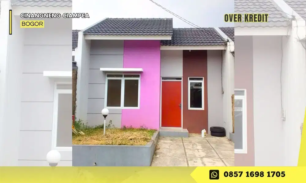 Jual Over Kredit 39 Juta Rumah dkt IPB Bogor di Geriya Selaras Ciampea