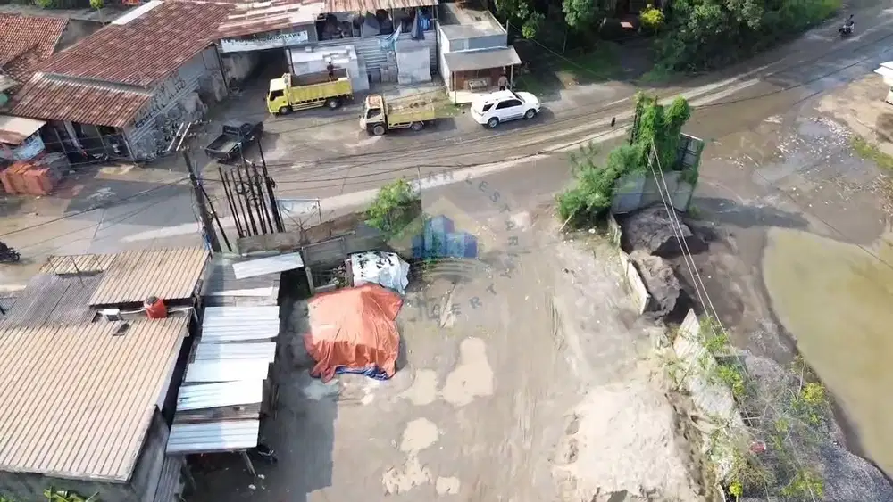 Dijual tanah strategis di jl raya cisauk legok dekat stasiun