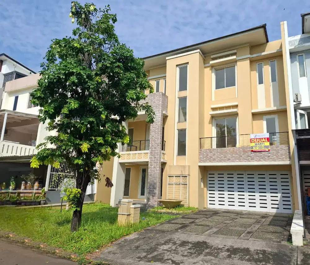 Dijual Rumah Cantik 3 Lantai di Sutera Onyx, Alam Sutera, Tangerang