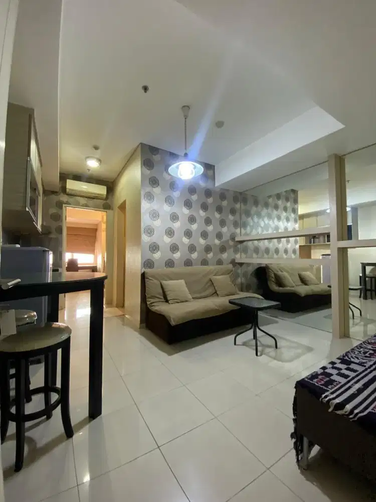 Cozy High-Floor Apartment dengan Panoramic City View di Cosmo Terrace