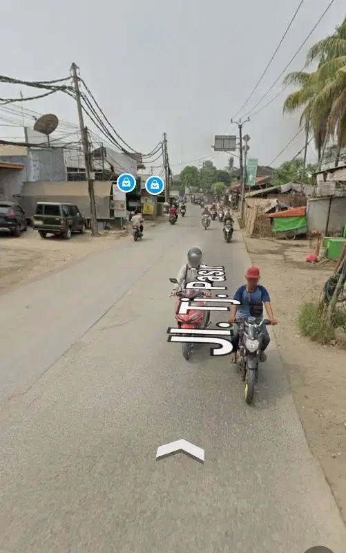 Dijual tanah kavling pinggir jalan raya di teluk naga Tangerang