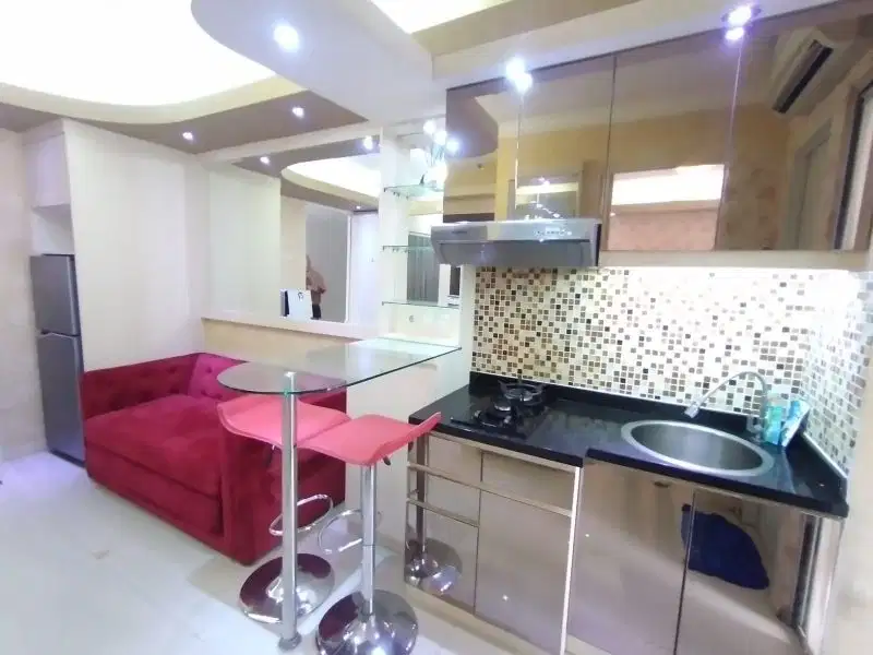 SEWA 2BR FURNISHED KEREN TOWER F APARTEMEN BASSURA CITY