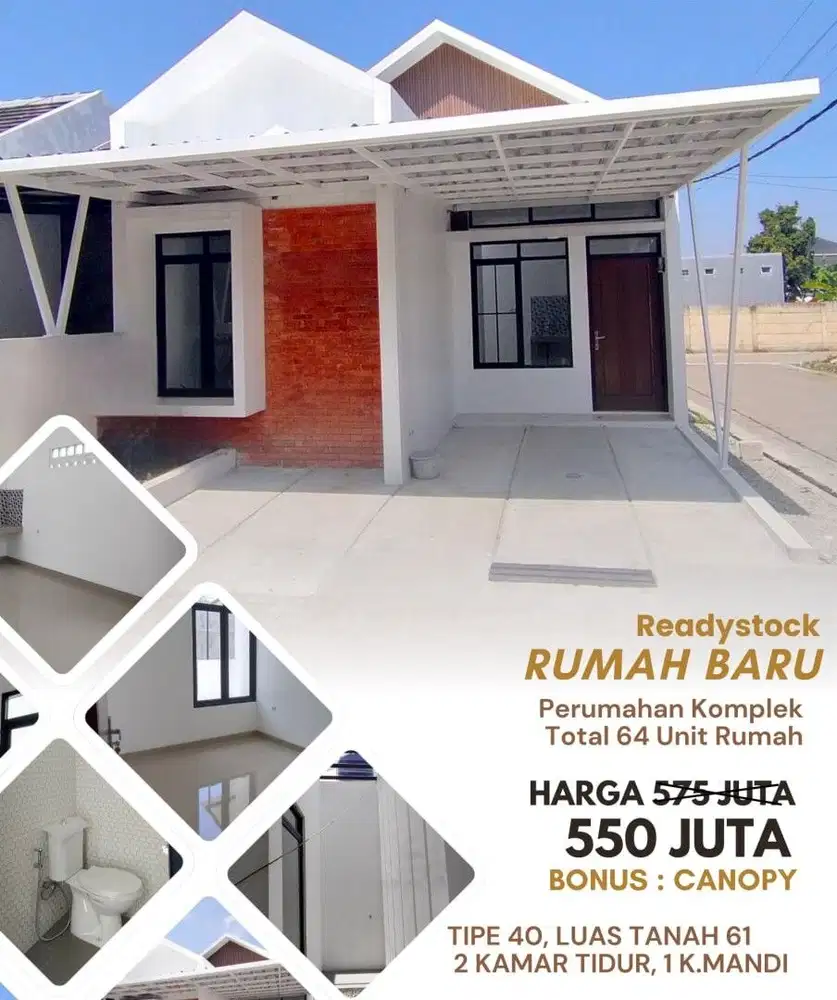 PERSEMBAHAN TERBAIK untuk mu! Rumah di Cluster One Gate Cihanjuang Lembang