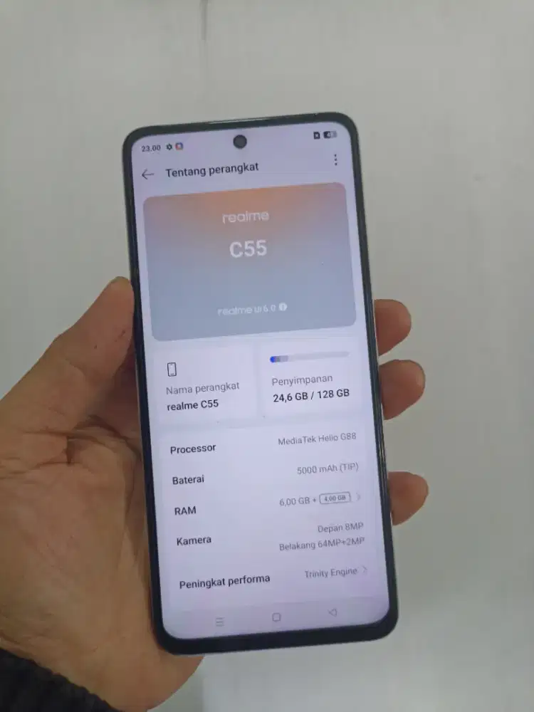 Realme c55 6/128 hp cas