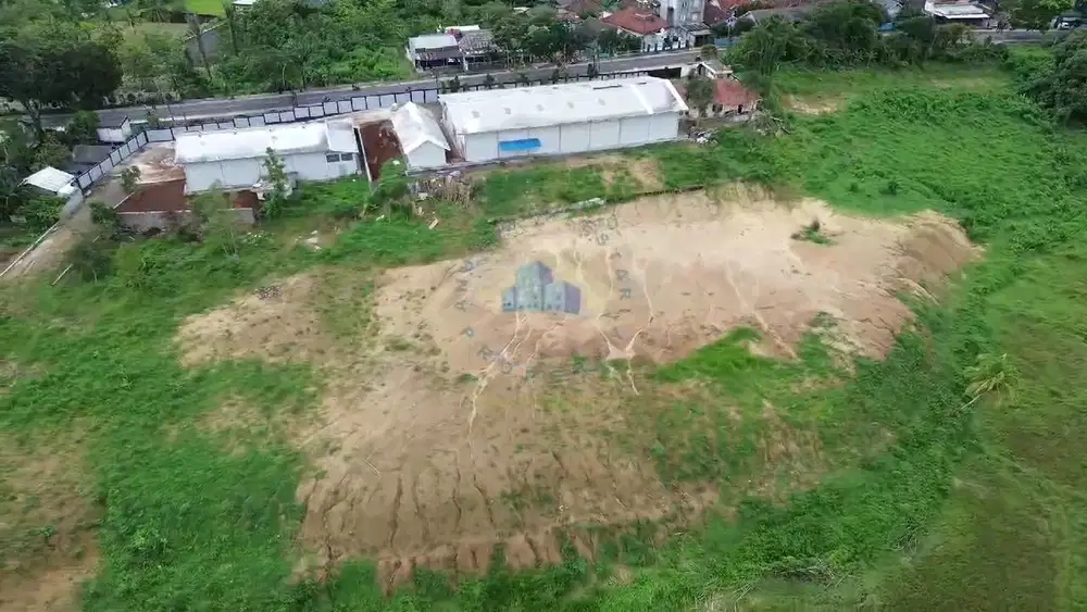 Jual Tanah Industri ada Bangunan Pabrik dekat Tol Rangkas Bitung