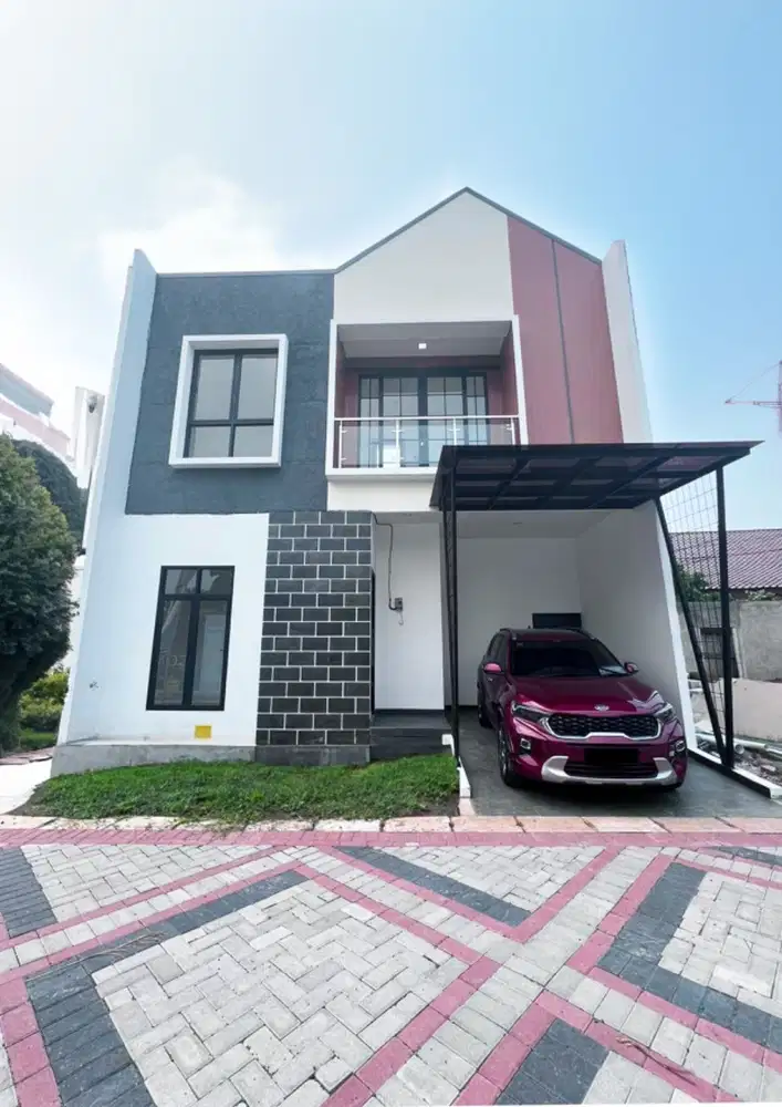 Rumah Baru 2 Lantai Hanya 5 Menit ke LRT Cibubur dan Tol Promo FREE DP