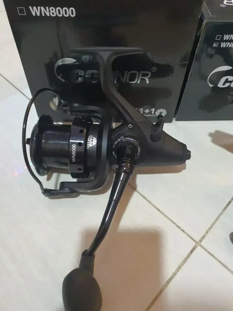Condor Long Cast Baitrunner Spinning Reel Pancing Model WN8000
