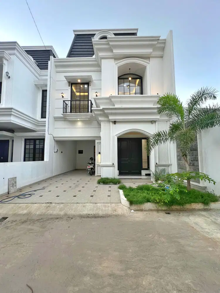 Rumah Baru Dalam Cluster Unit Pojokan Siap Huni DiJakarta Selatan