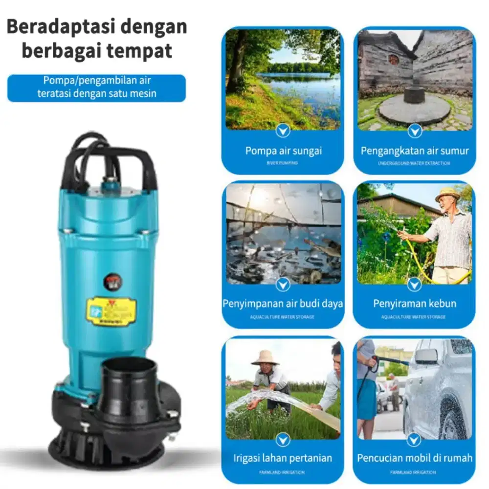 3 inch pompa air celup submersibel 1500watt