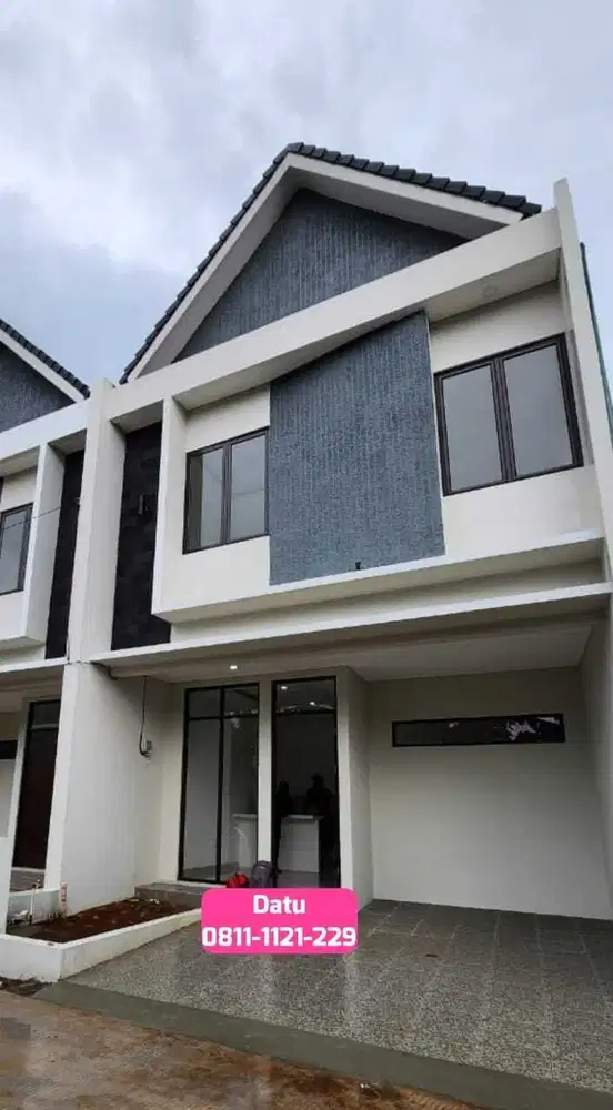 Rumah 2 LT Dekat Cibubur Jaktim 10 Menit LRT Cibubur, Tol Cijago DP 0