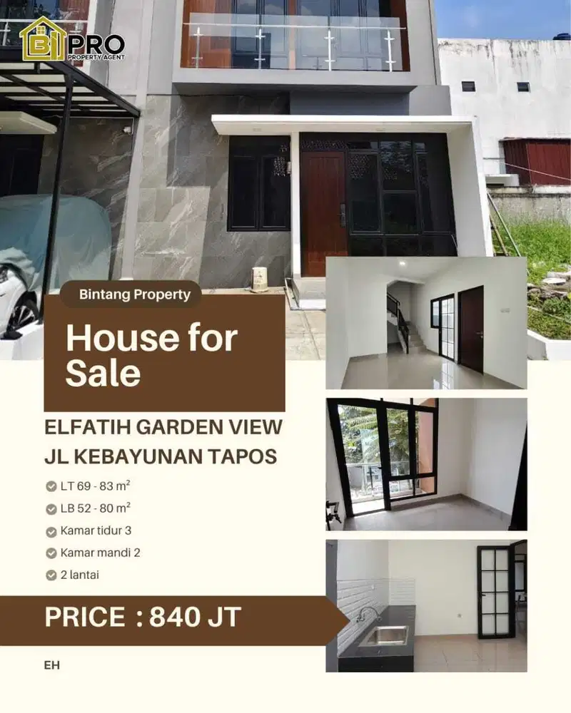 Rumah 2 lantai Cimanggis Depok