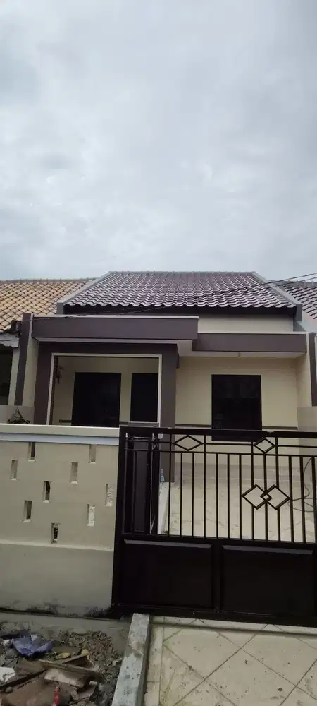 Rumah 1 lantai (brand new), Simpang di Potos, blok depan, bisa kpr