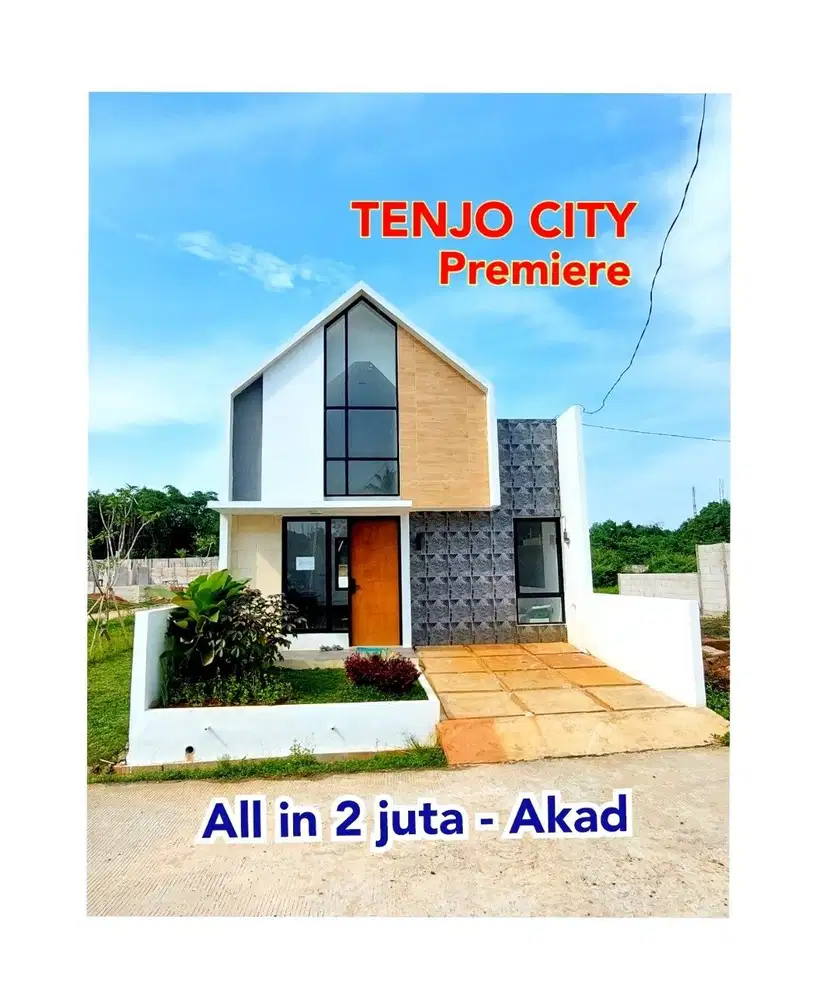 Rumah di Tenjo, KPR no BI Cheking, Dekat Stasiun dan Exit tol.