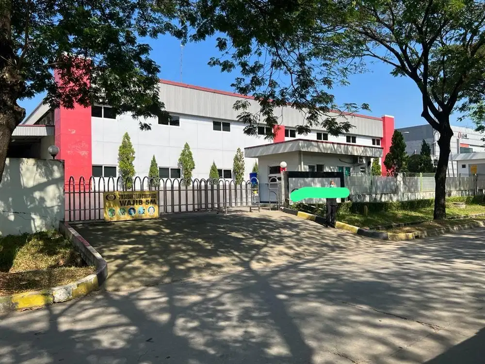 Dijual Pabrik Gudang Luas Gedung 2.300an Lippo Cikarang