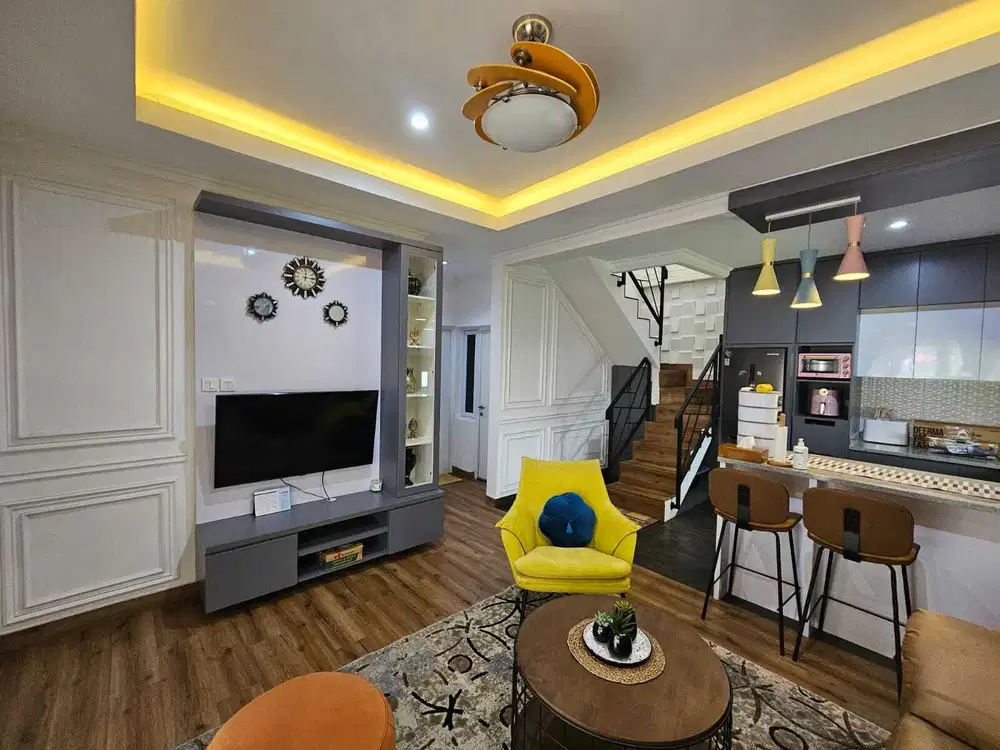 Rumah Hook Fully Furnished di Familia Urban Bekasi Harga Nego