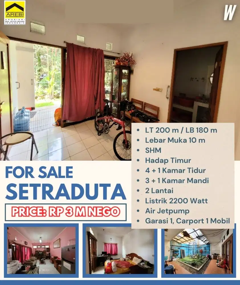 Termurah! Rumah di Setraduta Bandung