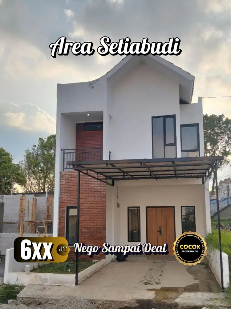 Rumah Baru 2 Lantai 3 K Tidur di Perumahan Setiabudi Bandung Utara