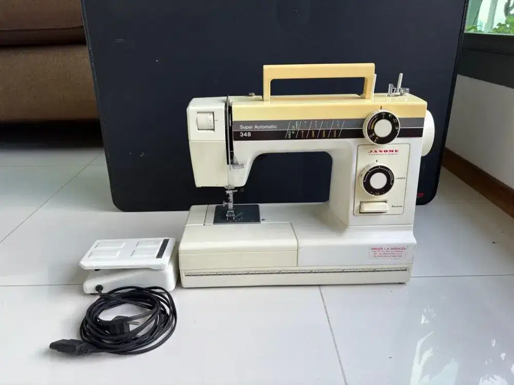 Janome Super Automatic 348 Mesin Jahit Sewing Machine Konveksi