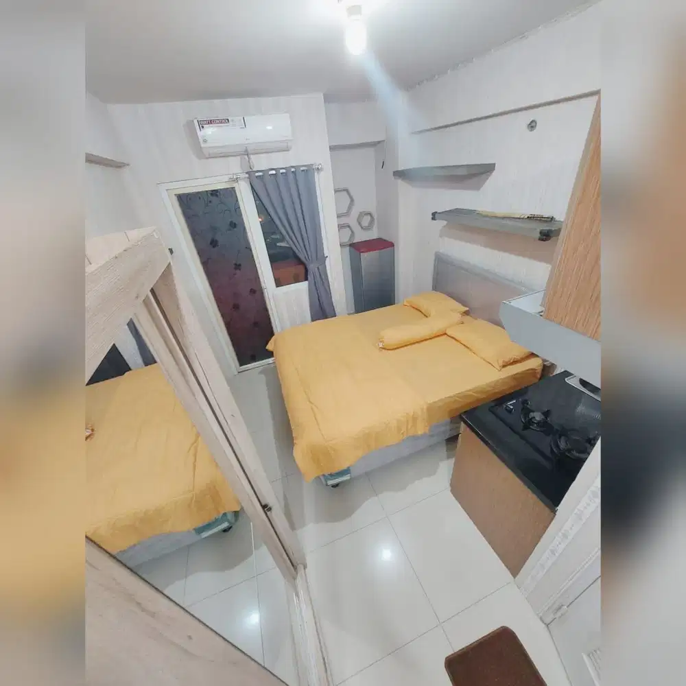 JUAL STUDIO Furnish Lantai Rendah Green Pramuka City