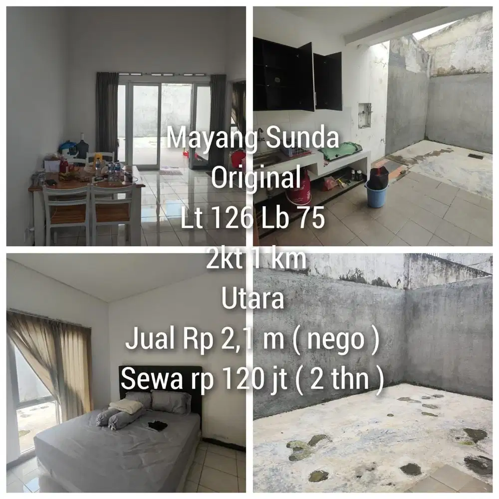 Termurah! Rumah kota baru parahyangan Mayang Sunda