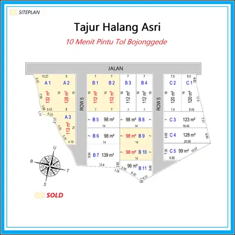 Kavling Strategis, 10 Menit Pasar Parung, Legalitas SHM!