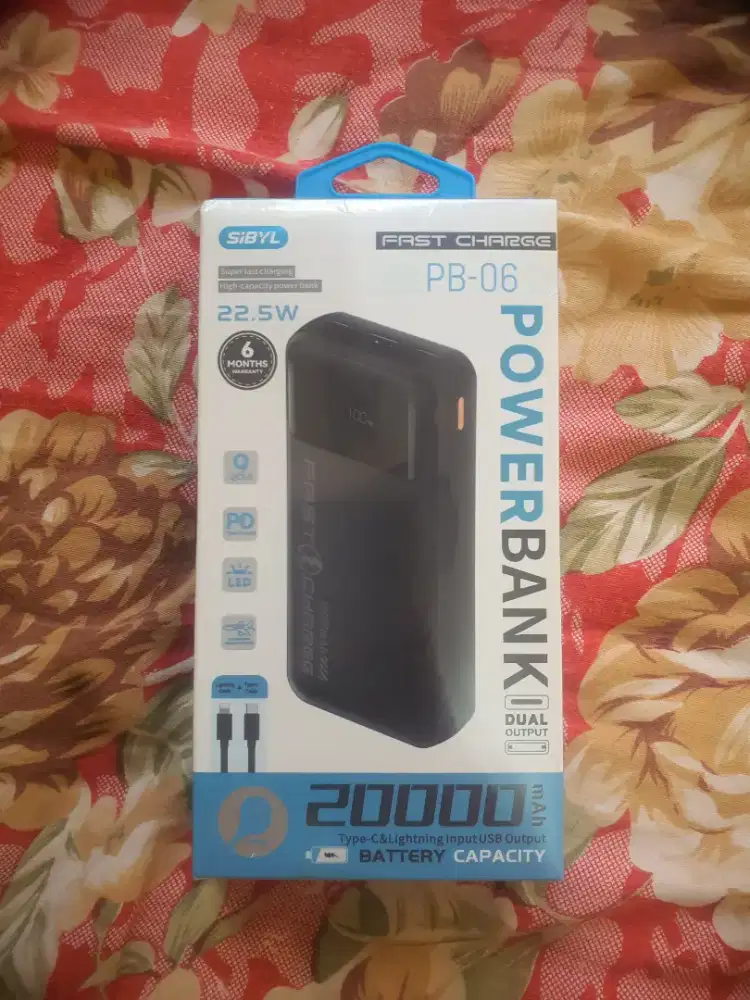 FLASHSALE [BARU] Powerbank MURAH Merk SiBYL 20.000 mAh