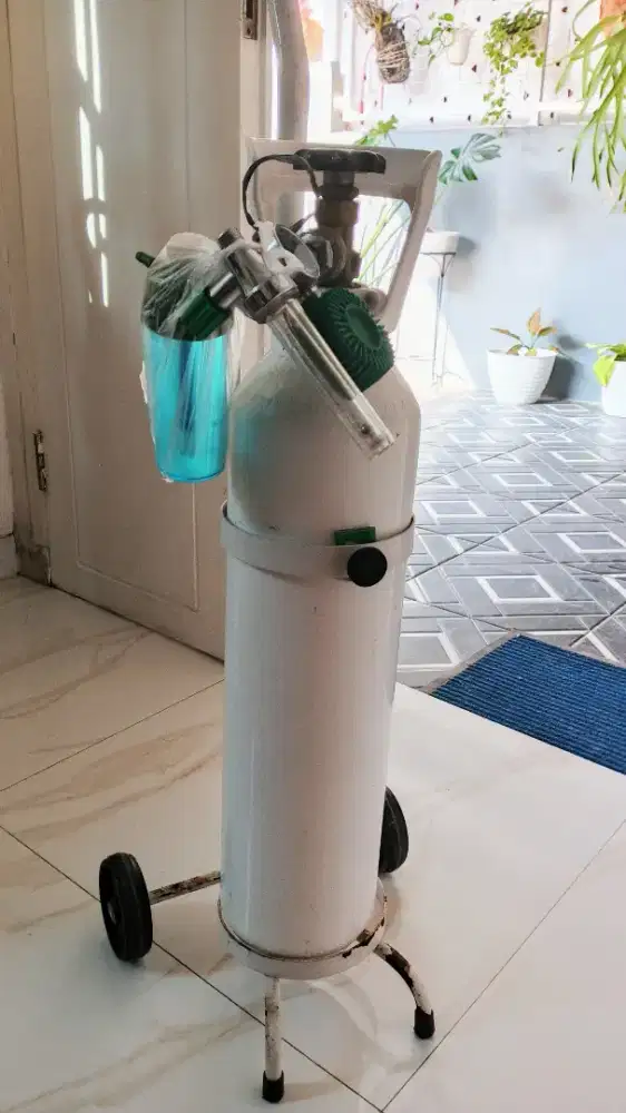 Tabung Oksigen 1m3 + Trolley