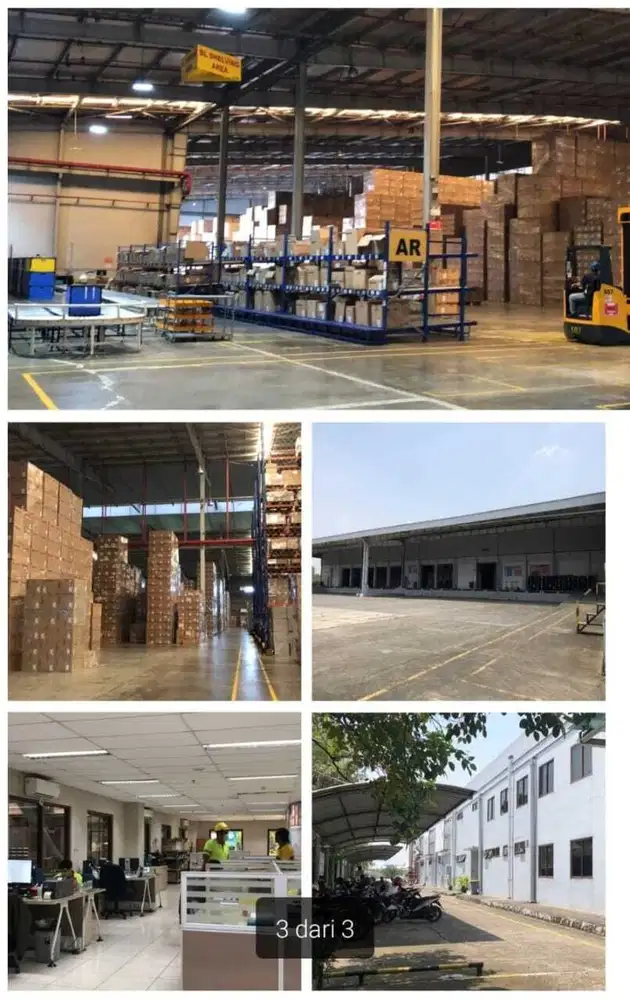 DIJUAL/DISEWAKAN GUDANG DI DALAM KAWASAN INDUSTRI JABABEKA CIKARANG