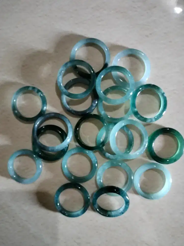 Cincin batu Giok size kecil