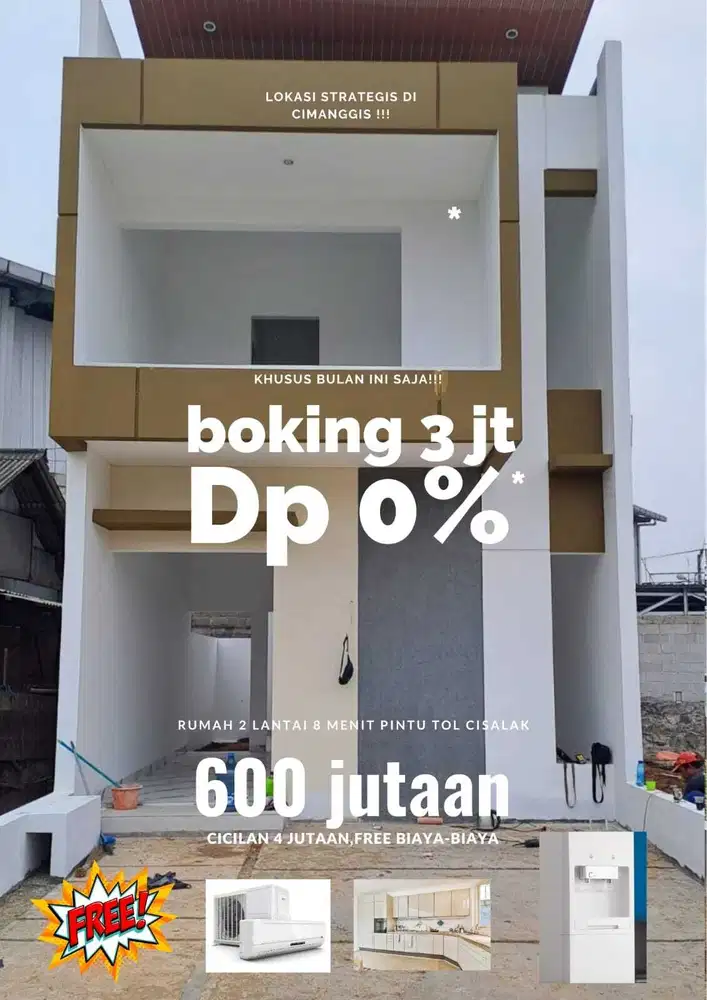 Di Jual Rumah Hunian Millenial Premier Cimanggis Depok