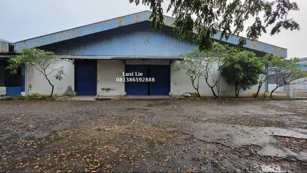 Gudang Jatake Tangerang luas 1560 m ,kawasan industri